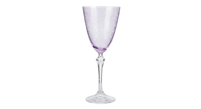Eliezabeth Wine Glass Set of 6 (Purple) by Urban Ladder - Cross View Design 1 - 377439
