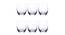 Club Whiskey Glass Set of 6 (transparent) by Urban Ladder - Front View Design 1 - 377452