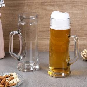 Estelle beer glass set of 2 tall transparent lp