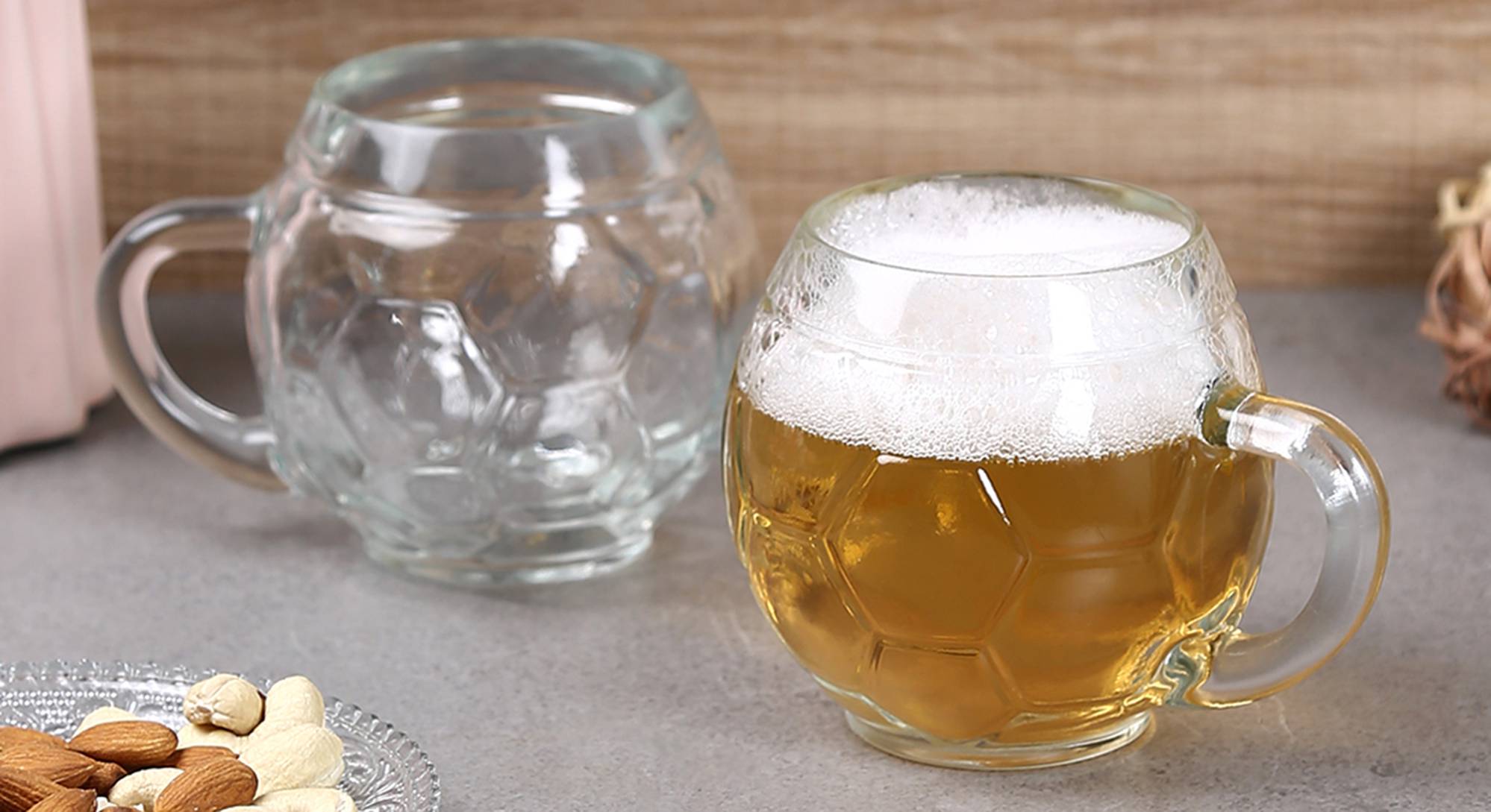 Football Beer Mug Set of 2 - Urban Ladder