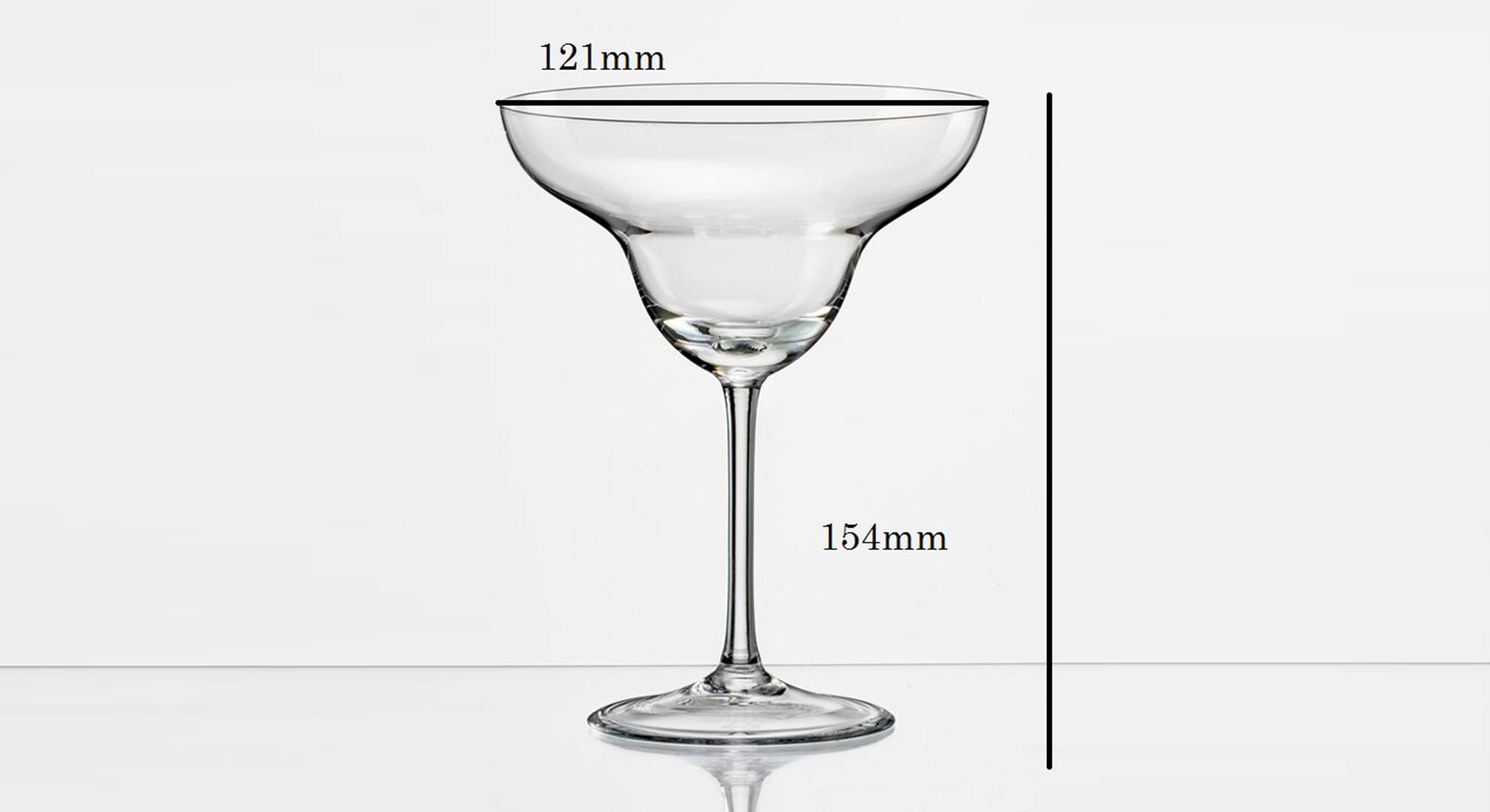 Eva cocktail glass set of 4 transparent 5