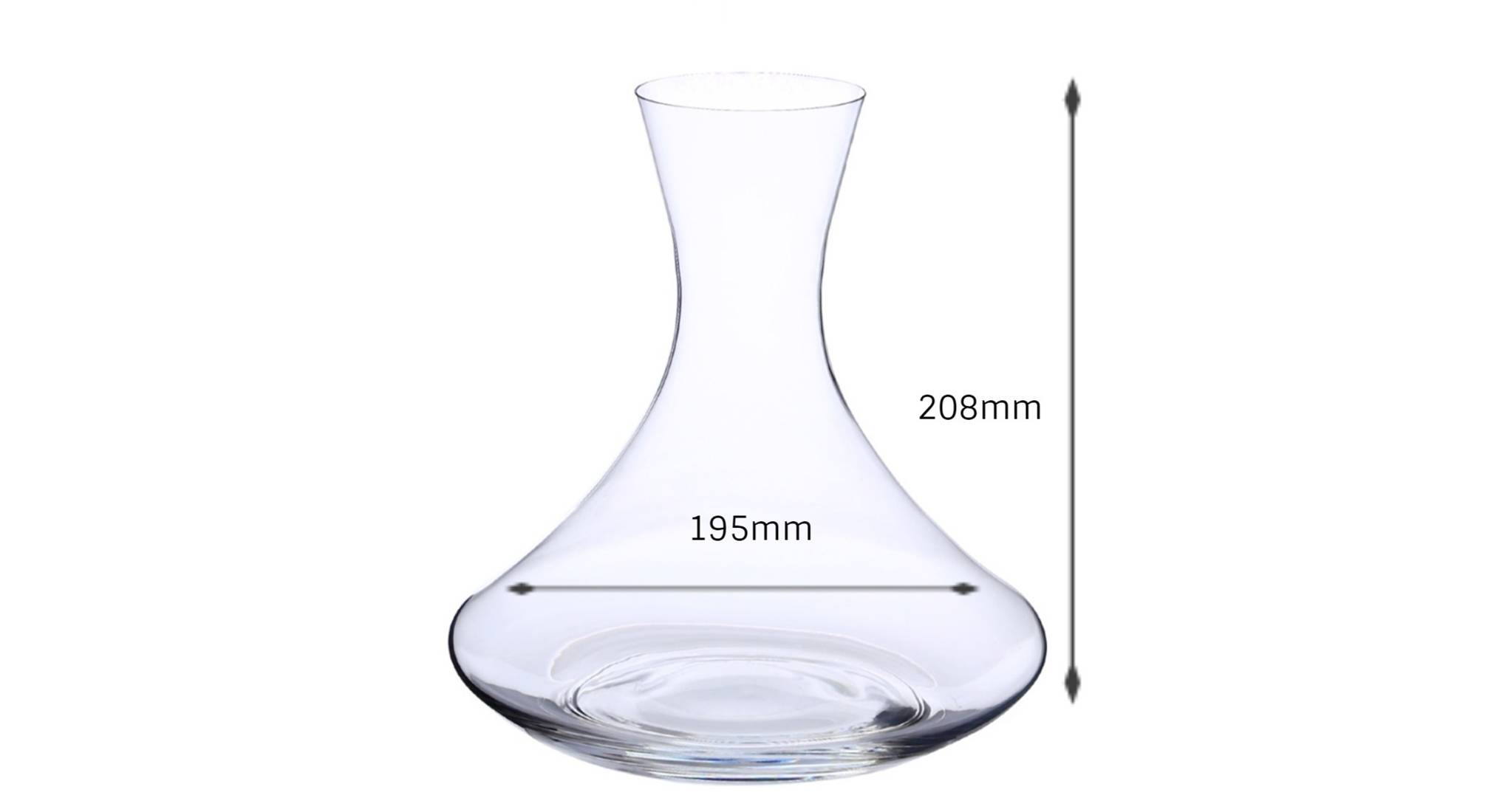 Hana decanter  transparent 5