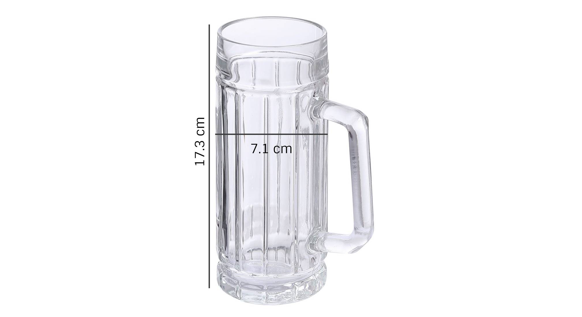 Gambrinus beer glass set of 2 transparent 5
