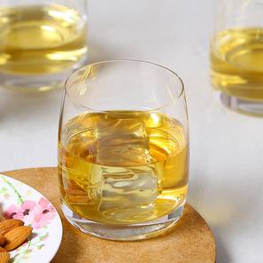 Ideal whiskey glass set of 6 transparent lp