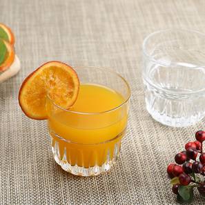 Glassware Design Hills Drinking Glass Set of 6 (Short Size, transparent)