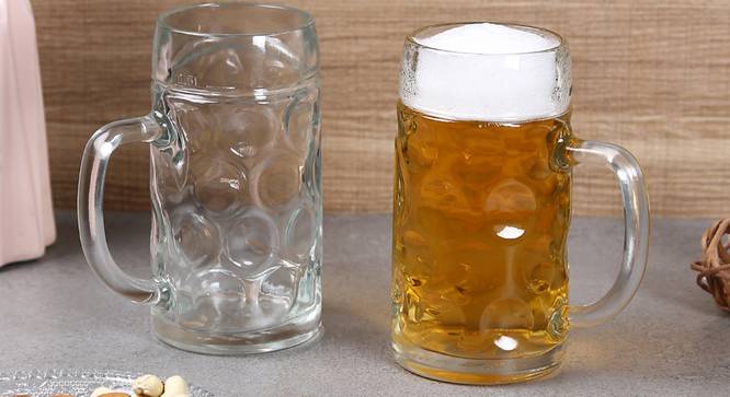 Isar Beer Glass (transparent) by Urban Ladder - Front View Design 1 - 377587