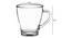 Hollywood Cups Set of 6 (transparent) by Urban Ladder - Design 1 Dimension - 377618