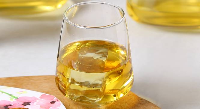 King Whiskey Glass Set of 6 (transparent) by Urban Ladder - Front View Design 1 - 377633
