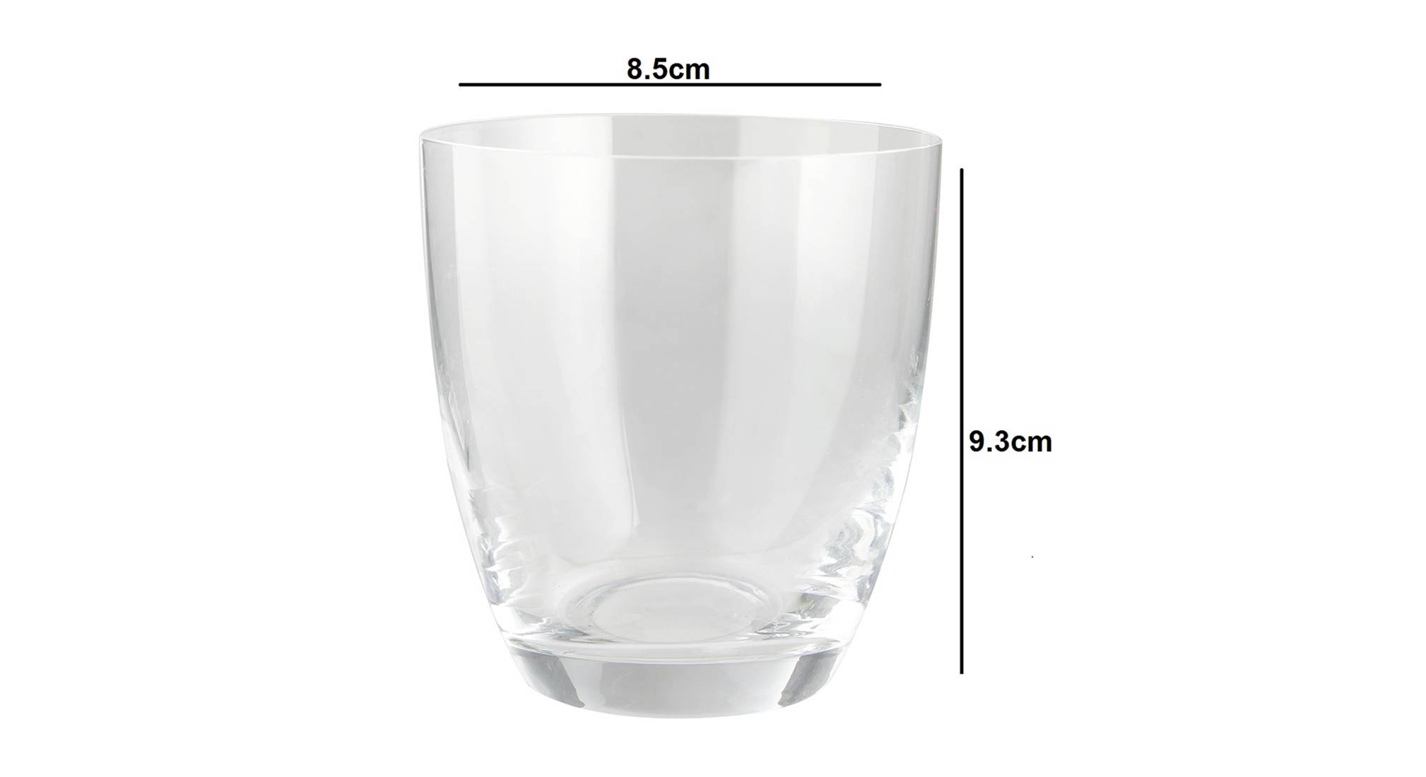Kate whiskey glass set of 6 transparent 5