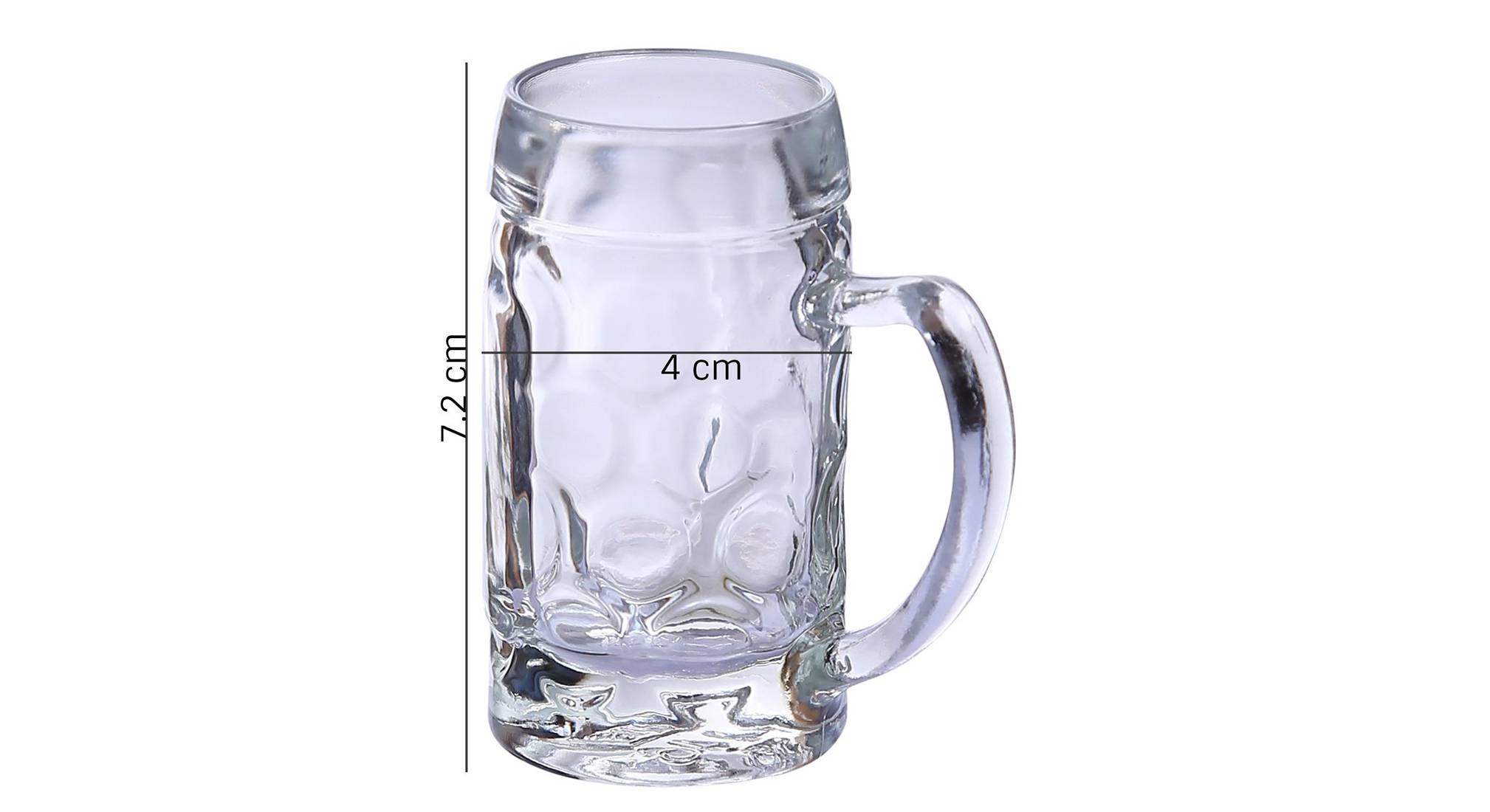 Isar shot glass set of 3 transparent 5
