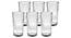 Kyvos Drinking Glass Set of 6 (transparent) by Urban Ladder - Front View Design 1 - 377705