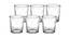Kyvos Whiskey Glass Set of 6 (transparent) by Urban Ladder - Front View Design 1 - 377706