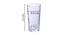 Kyvos Drinking Glass Set of 6 (transparent) by Urban Ladder - Design 1 Dimension - 377711