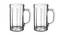 Nicol Beer Glass Set of 2 (transparent) by Urban Ladder - Design 1 Side View - 377744