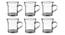 Miami  Cups Set of 6 (transparent) by Urban Ladder - Front View Design 1 - 377752