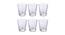 Oxford Shot Glass Set of 6 (transparent) by Urban Ladder - Front View Design 1 - 377805