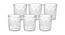Pop Whiskey Glass Set of 6 (transparent) by Urban Ladder - Front View Design 1 - 377806