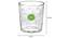 Pop Whiskey Glass Set of 6 (transparent) by Urban Ladder - Design 1 Dimension - 377811