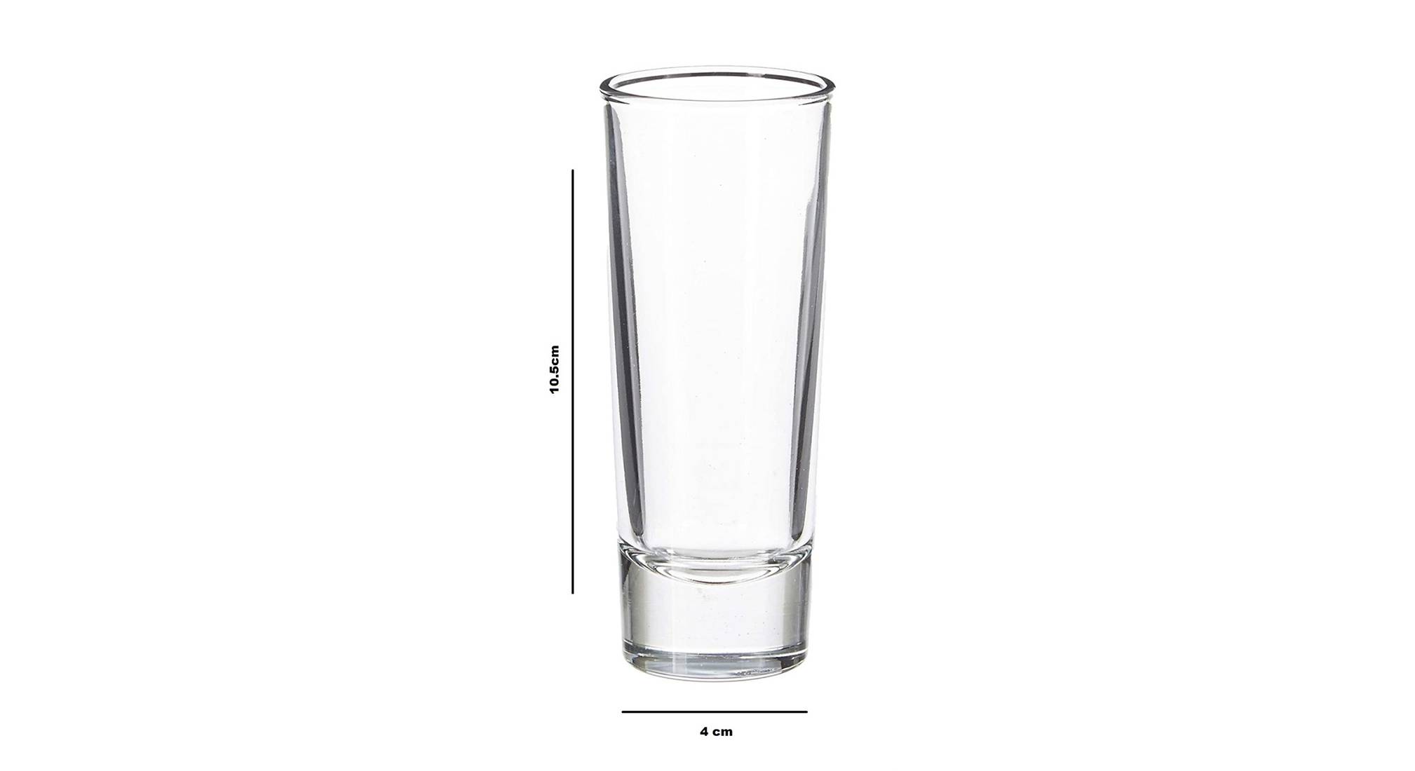 Niki shot glass set of 6 transparent 5