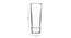 Niki Shot Glass Set of 6 (transparent) by Urban Ladder - Design 1 Dimension - 377812