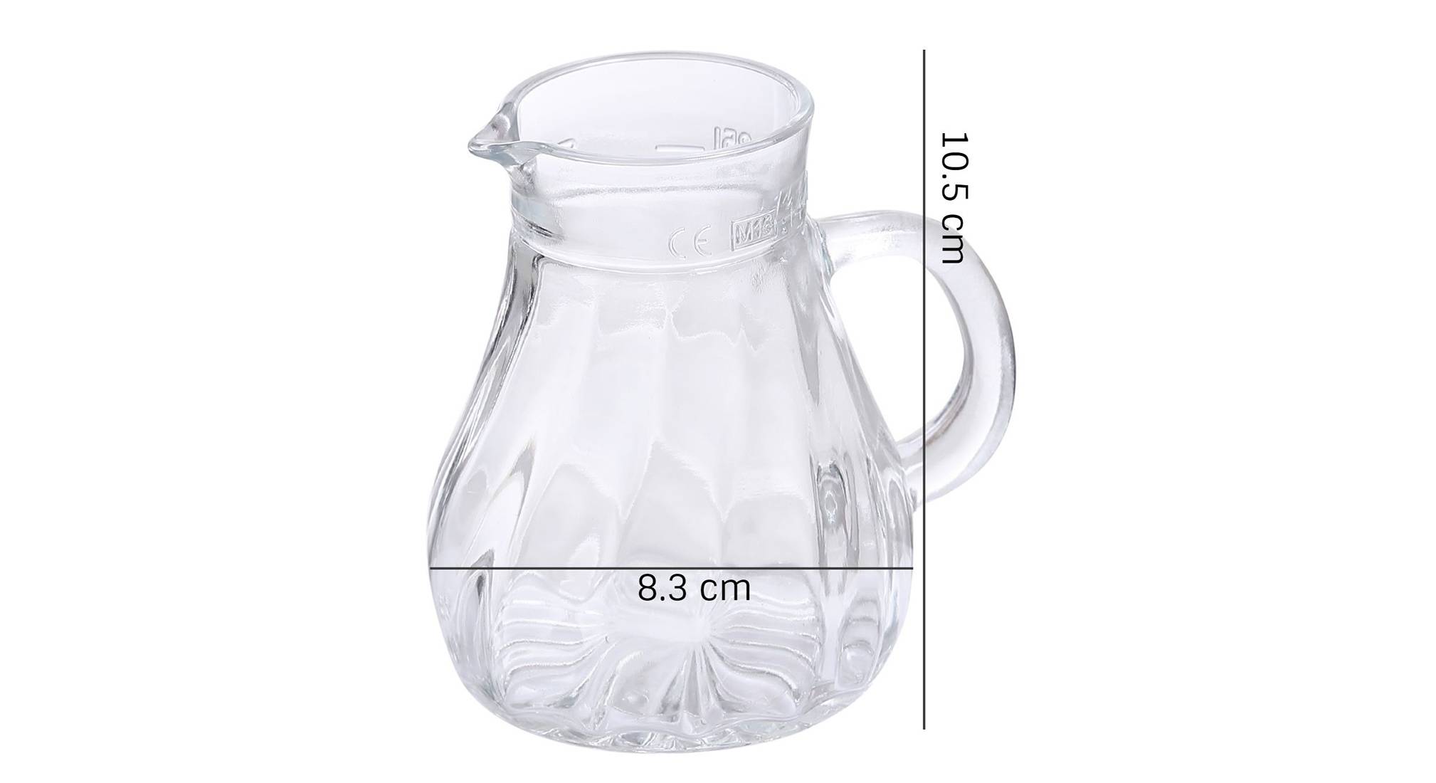 Paul beer glass set of 2 transparent 5