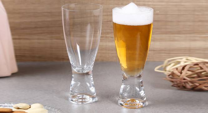 Samba Beer Glass Set of 6 (transparent) by Urban Ladder - Front View Design 1 - 377828