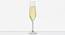 Rebecca Champagne Glass Set of 6 (transparent) by Urban Ladder - Front View Design 1 - 377830
