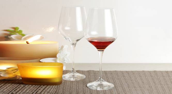 Rebecca Wine Glass Set of 6 (transparent) by Urban Ladder - Front View Design 1 - 377831