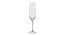 Rebecca Champagne Glass Set of 6 (transparent) by Urban Ladder - Cross View Design 1 - 377840