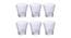 Rome Whiskey Glass Set of 6 (transparent) by Urban Ladder - Design 1 Side View - 377852