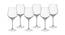 Rebecca Wine Glass Set of 6 (transparent) by Urban Ladder - Front View Design 1 - 377857