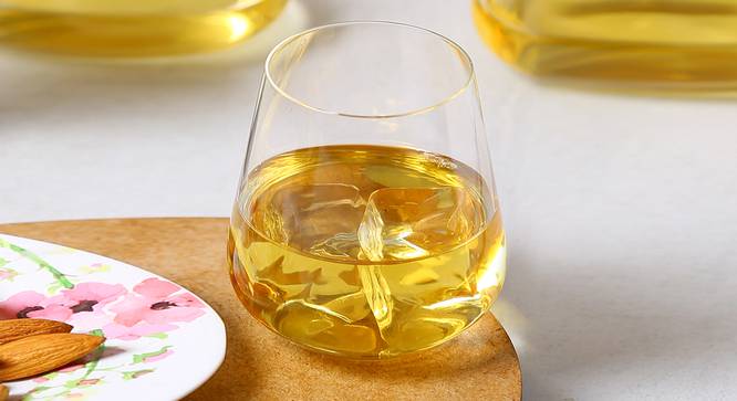 Sandra Whiskey Glass Set of 6 (transparent) by Urban Ladder - Front View Design 1 - 377887