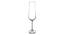 Sandra Champagne Glass Set of 6 (transparent) by Urban Ladder - Cross View Design 1 - 377896