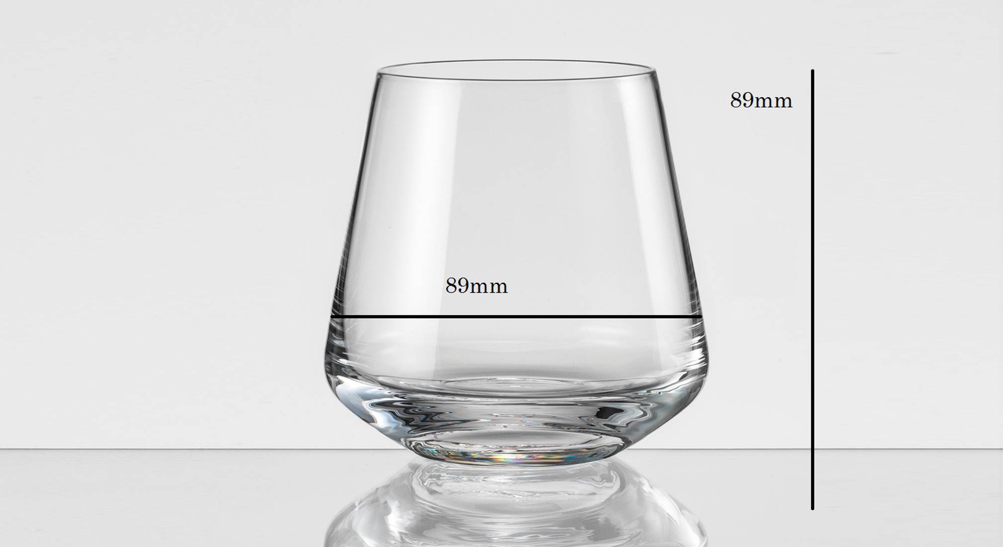 Sandra whiskey glass set of 6 transparent 5