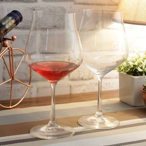 Tulip wine glass set of 6 transparent lp
