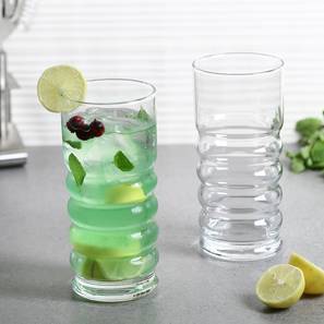 Glassware Design Twist Cocktail Glass Set of 6 (transparent)