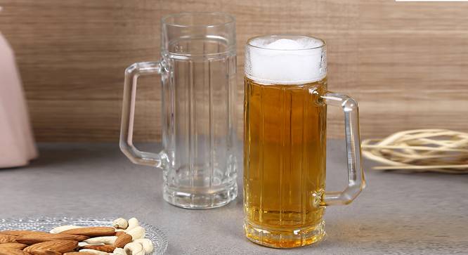 Torin Beer Glass Set of 2 (transparent) by Urban Ladder - Front View Design 1 - 377986