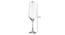 Tulipia Champagne Glass Set of 6 (transparent) by Urban Ladder - Design 1 Dimension - 378012