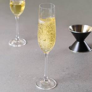 Viola champagne glass set of 2 transparent lp