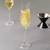 Viola champagne glass set of 2 transparent lp