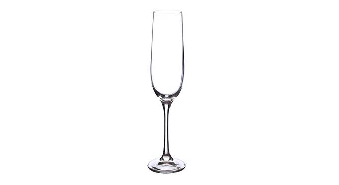 Viola Champagne Glass Set (transparent) by Urban Ladder - Cross View Design 1 - 378035