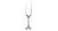 Viola Champagne Glass Set (transparent) by Urban Ladder - Cross View Design 1 - 378035