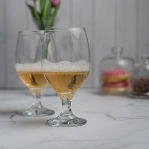 Brooklyn wine glasses set of 6 transparent lp