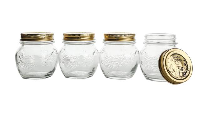 Autumn Jars Set of 4 (Transperant) by Urban Ladder - Design 1 Half View - 378093