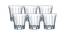 Ender Whiskey Glasses Set of 6 (Transperant) by Urban Ladder - Front View Design 1 - 378193