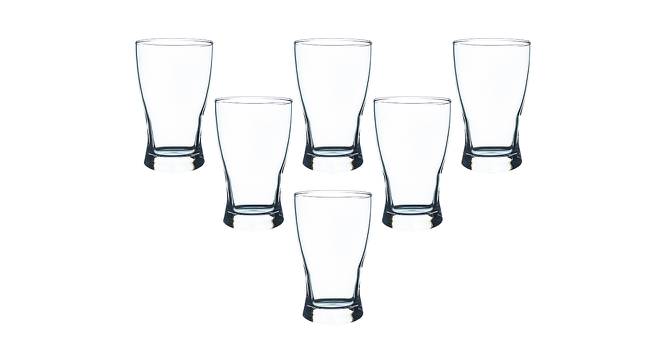 Echo Beer Glasses Set of 6 (Transperant) by Urban Ladder - Front View Design 1 - 378194