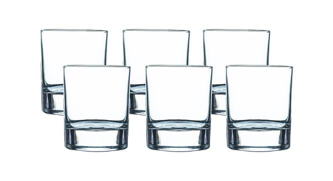 Holden Drinking Glasses Set of 6 (Transperant) by Urban Ladder - Design 1 Half View - 378253