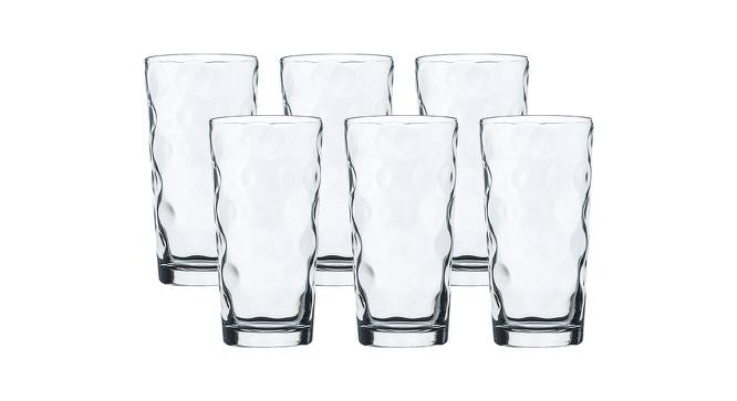 Jagger Beer Glasses Set of 6 (Transperant) by Urban Ladder - Design 1 Half View - 378255