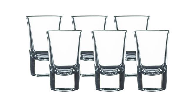 Georgia Shot Glasses Set of 6 (Transperant) by Urban Ladder - Front View Design 1 - 378262