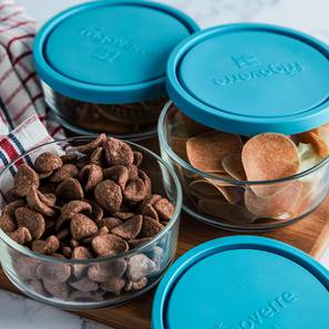 Kitchen Storage Containers Design Lucy Containers Set of 3 (transparent)